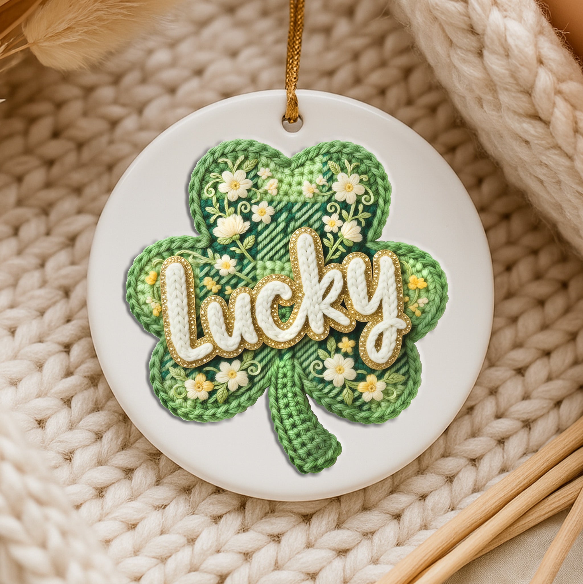 Lucky Crocheted Clover