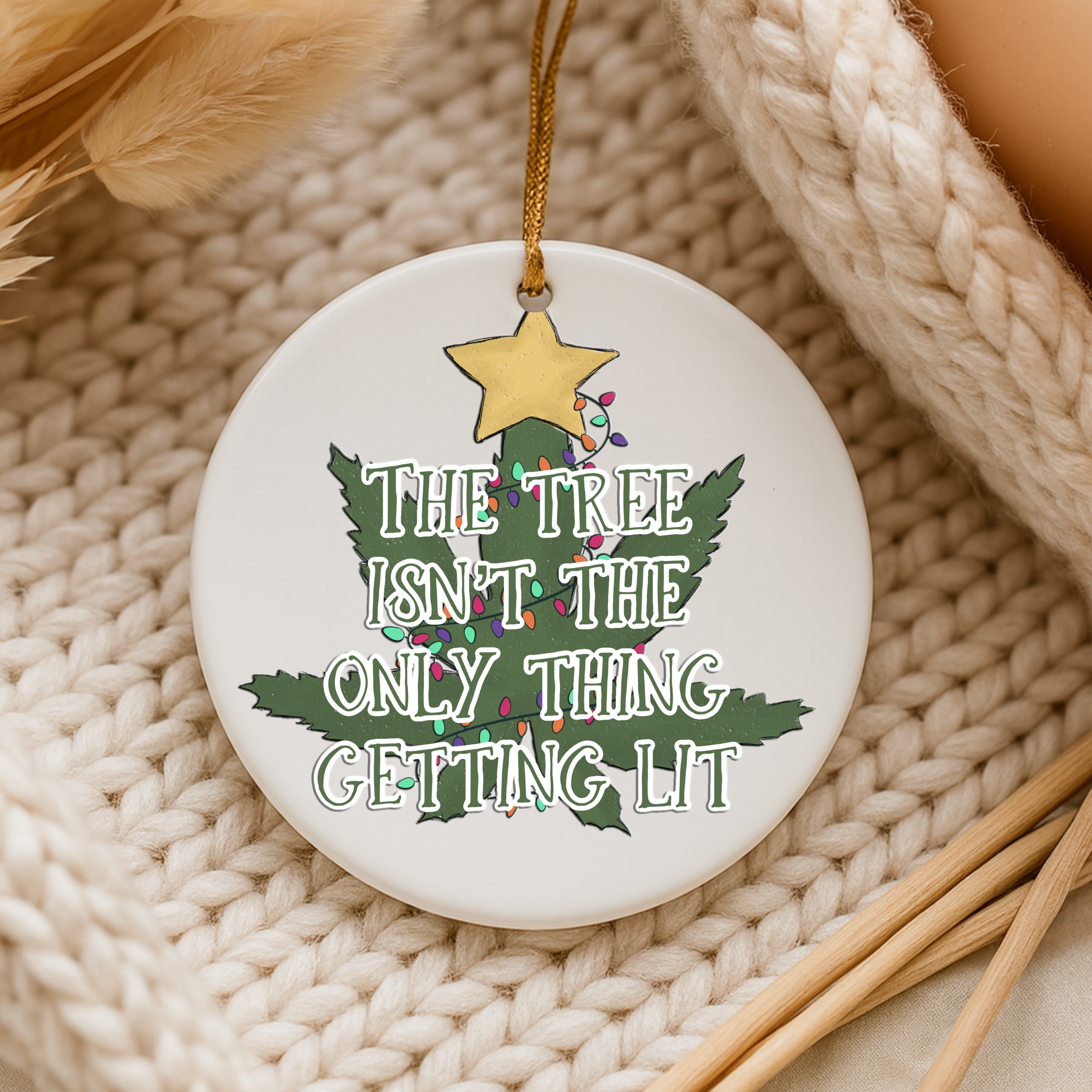 The tree isn't the only thing getting lit.