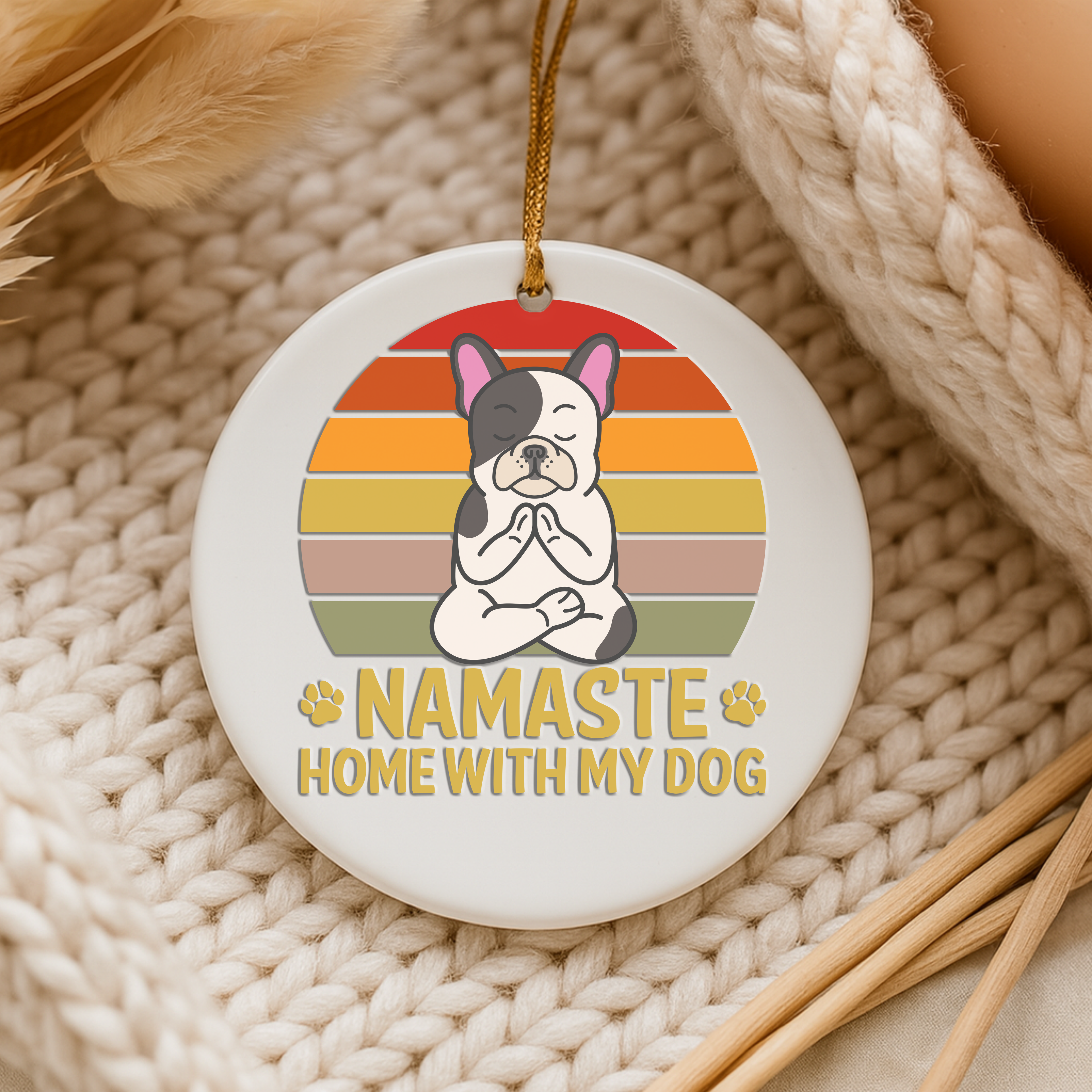 Namaste home with my dog.