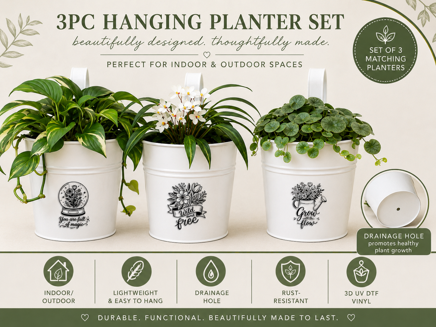 Magic, Wild & Grow Hanging Planter Keepsakes
