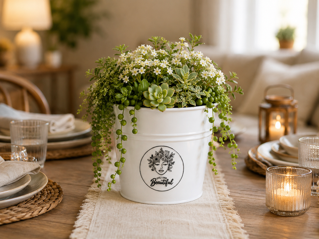 Love You to the Moon, You are Beautiful and Wild & Free Planters