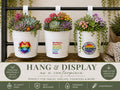 Love, Kindness & Courage Hanging Planter Keepsakes