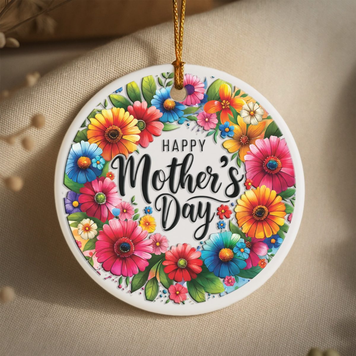 Happy Mother's Day Wreath