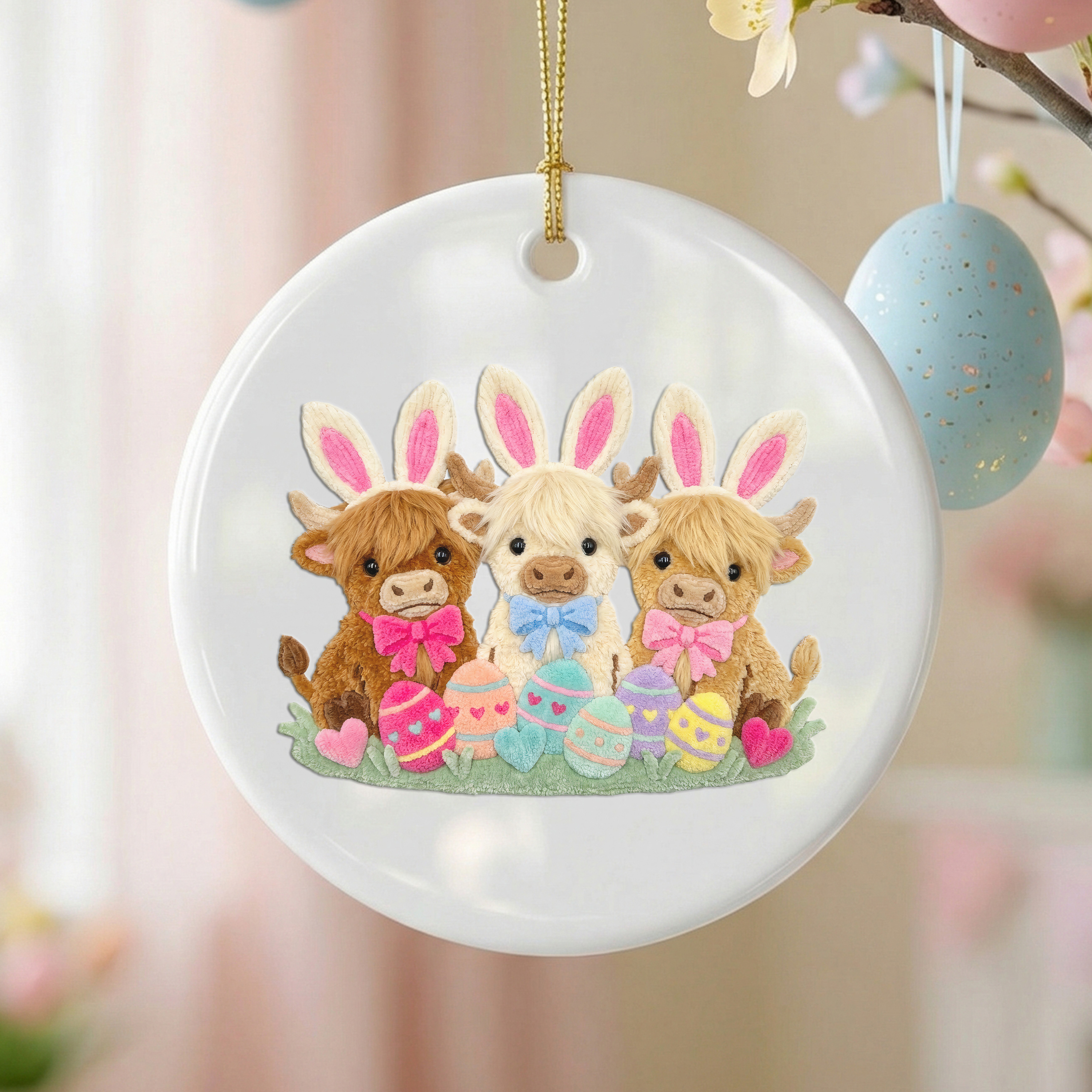 Cutest little Easter cows.