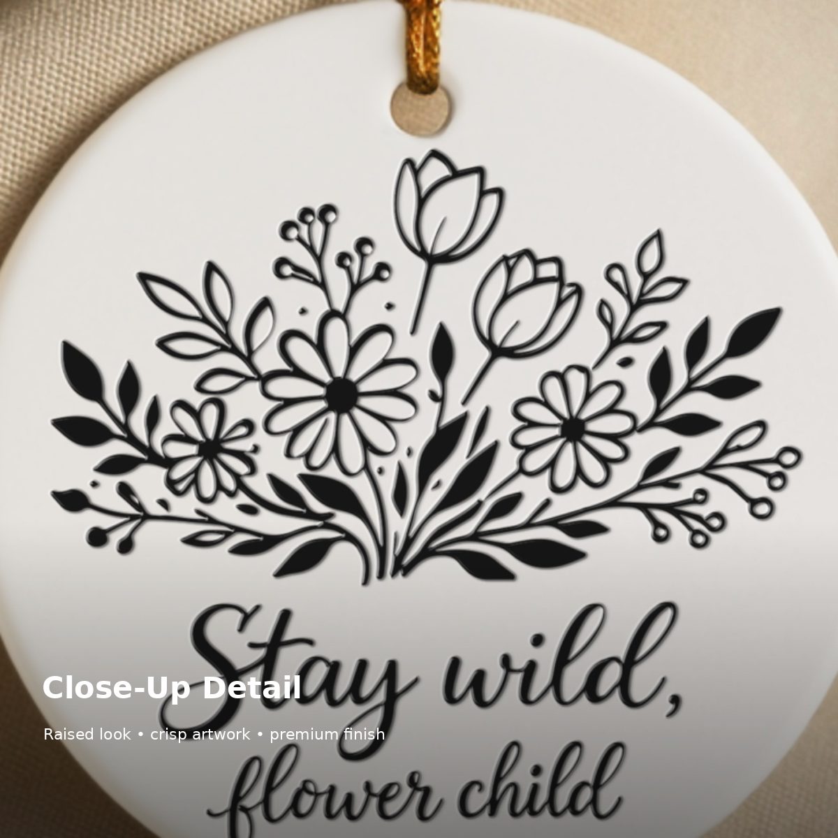 Stay wild, flower child