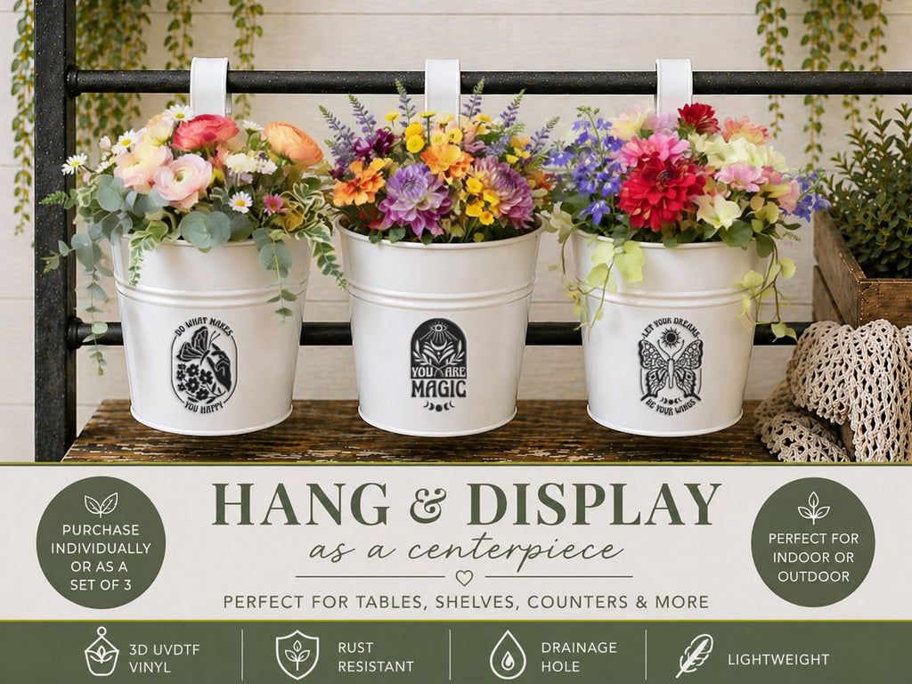 Happy, Magic & Dreams Hanging Planter Keepsakes